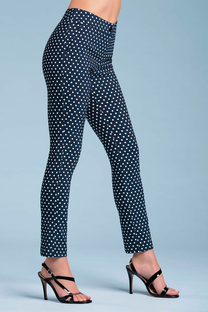 Pantalon Con Estampado De Bolas