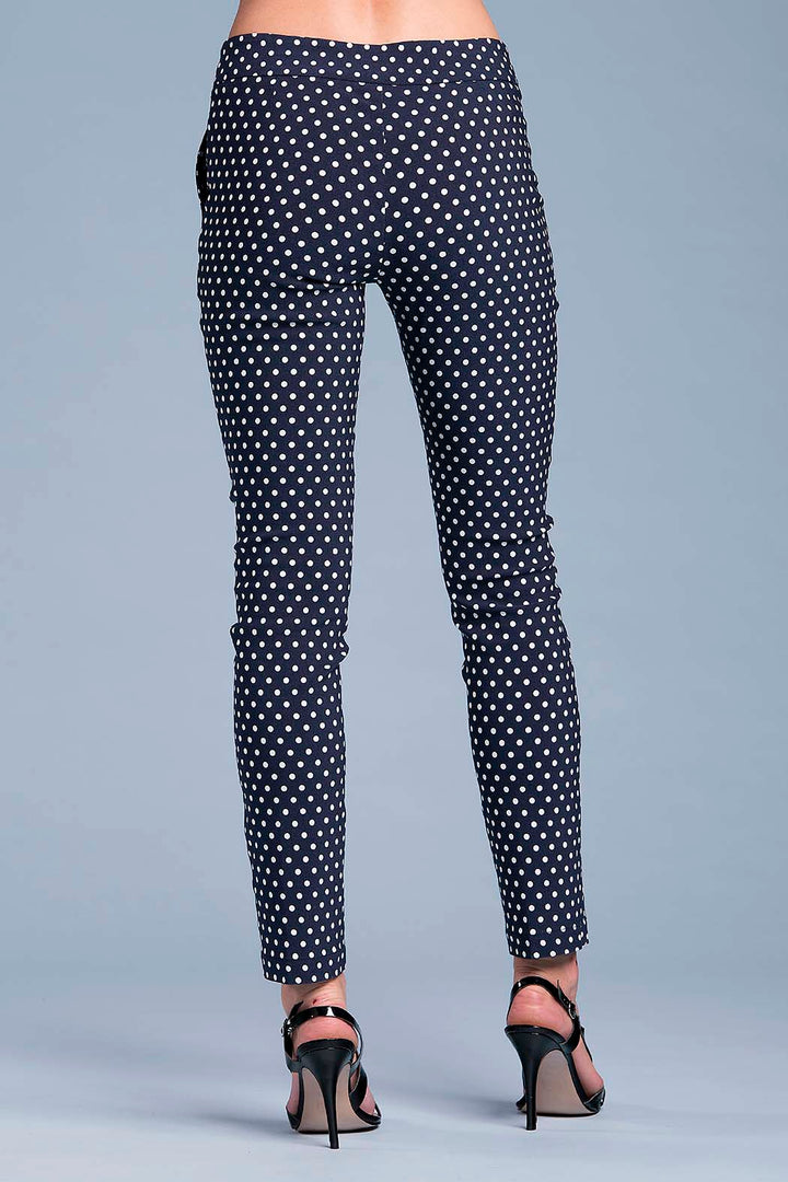 Pantalon Con Estampado De Bolas