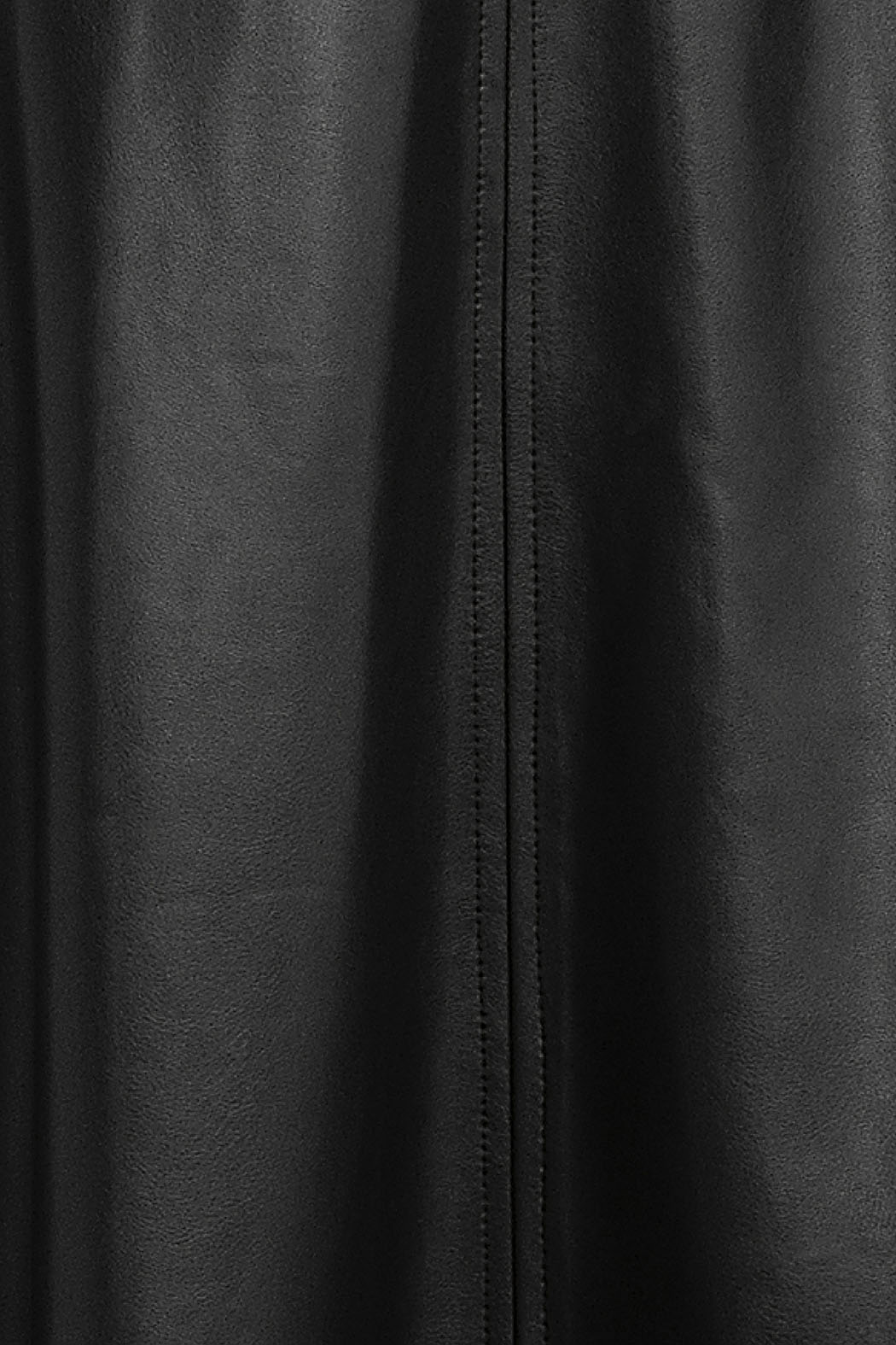 Falda Larga De Piel Corte Circular