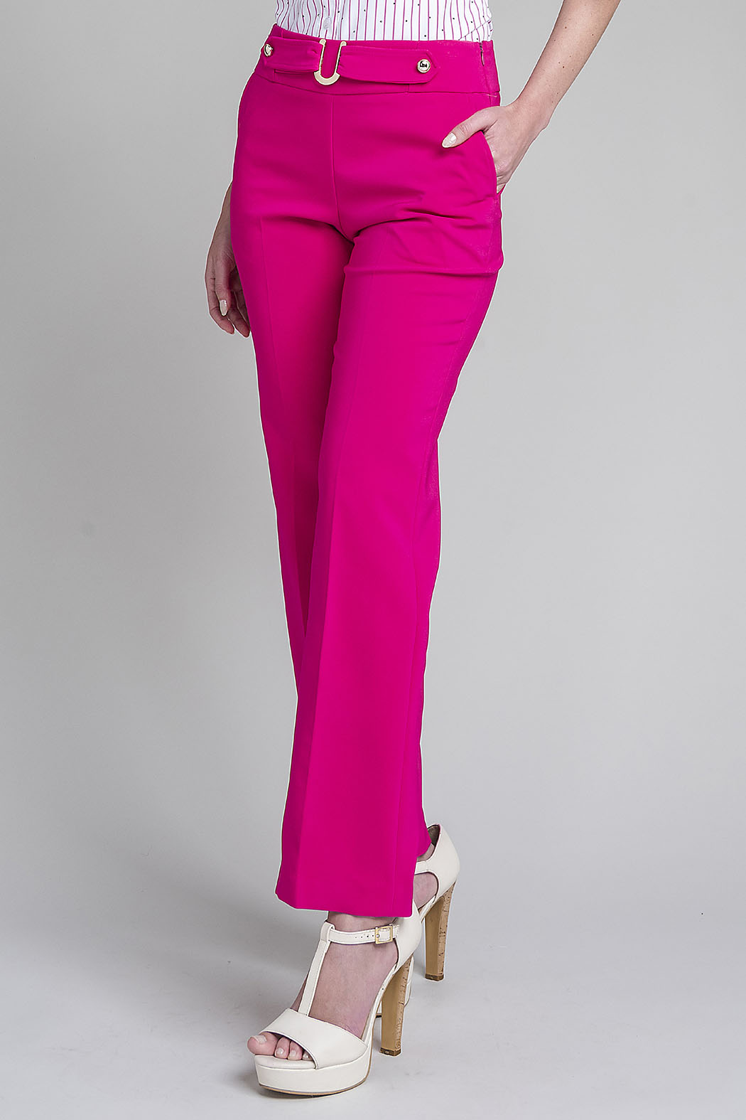 Pantalon De Vestir Corte Recto