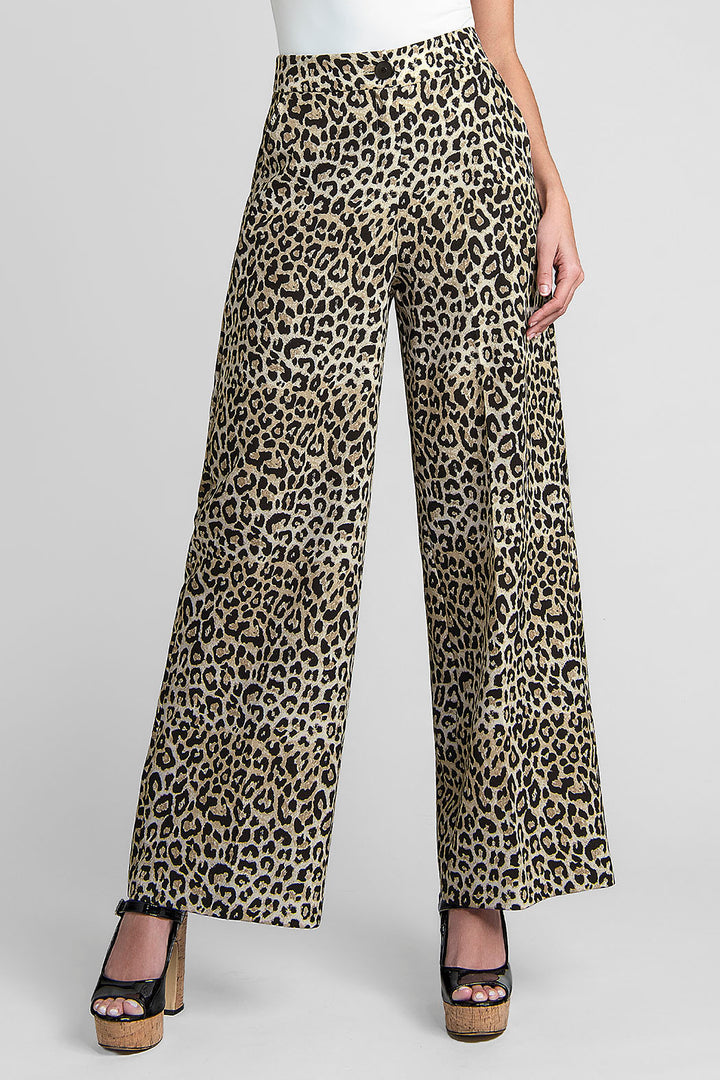 Pantalon Estampado De Animal Print