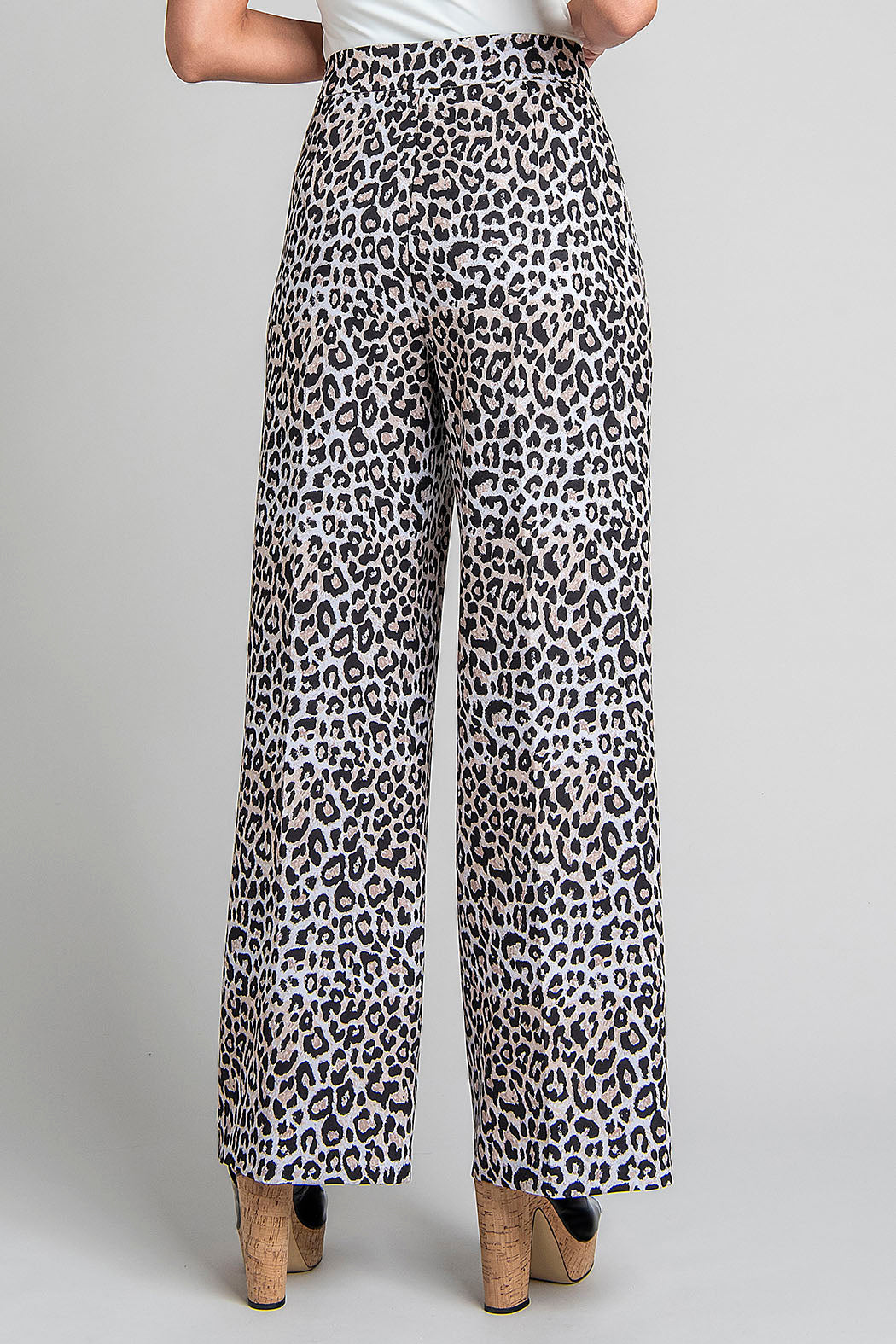 Pantalon Estampado De Animal Print