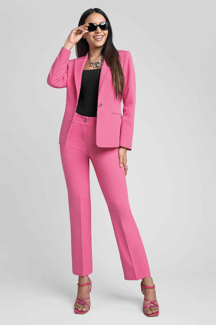 Conjunto De Pantalon Y Saco Con Solapa