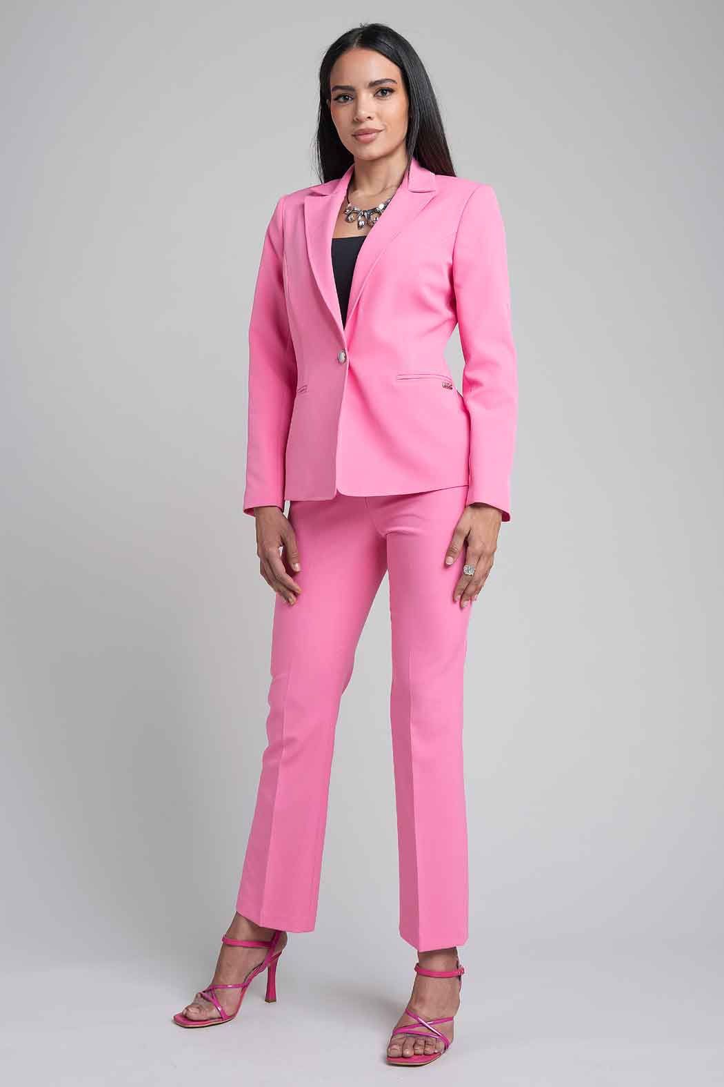 Conjunto De Pantalon Y Saco Con Solapa