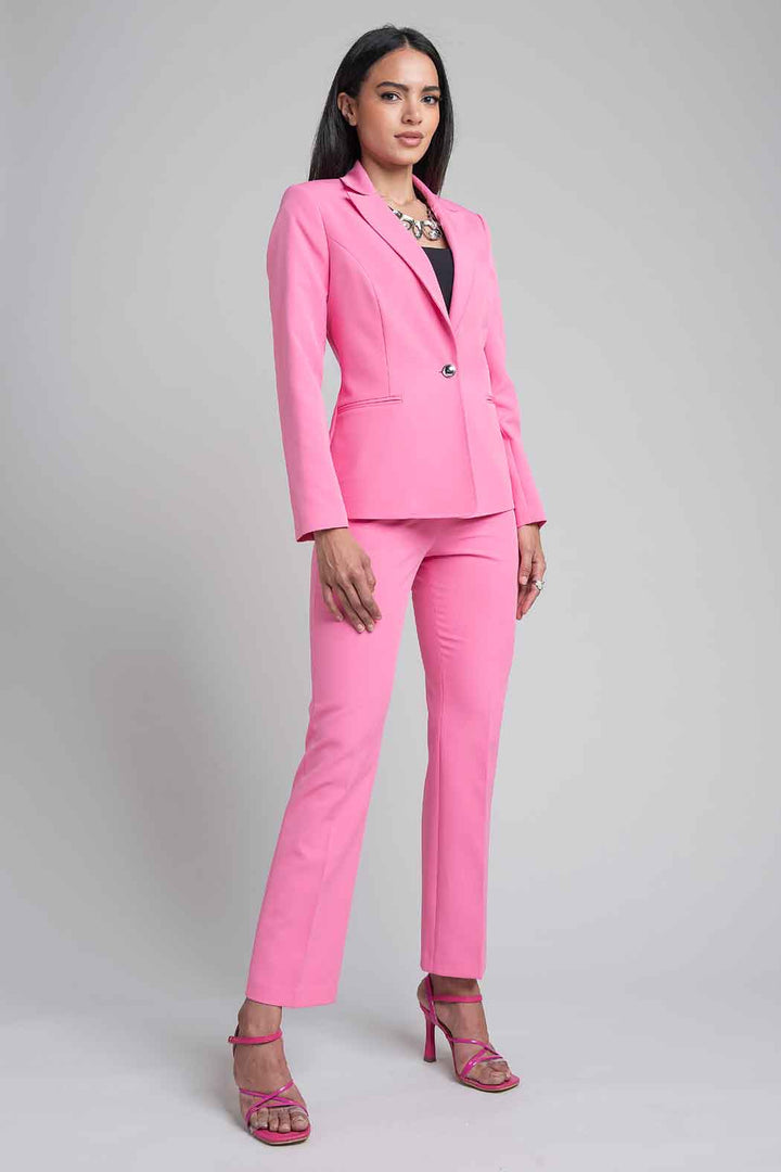 Conjunto De Pantalon Y Saco Con Solapa
