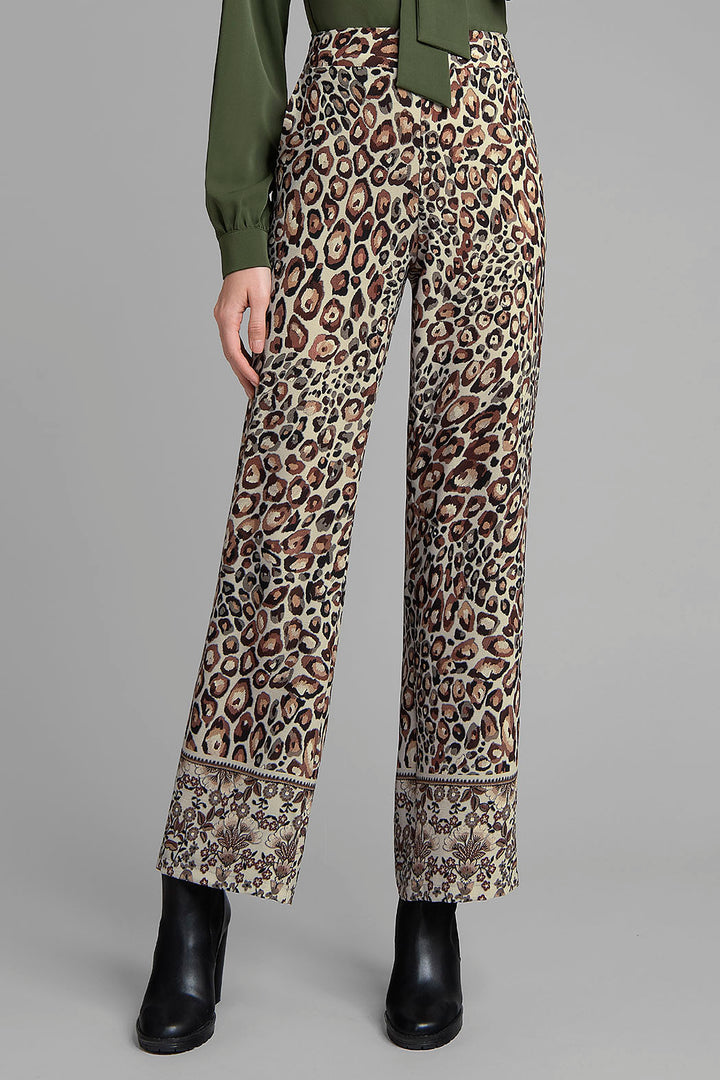 Pantalon Con Estampado De Animal Print