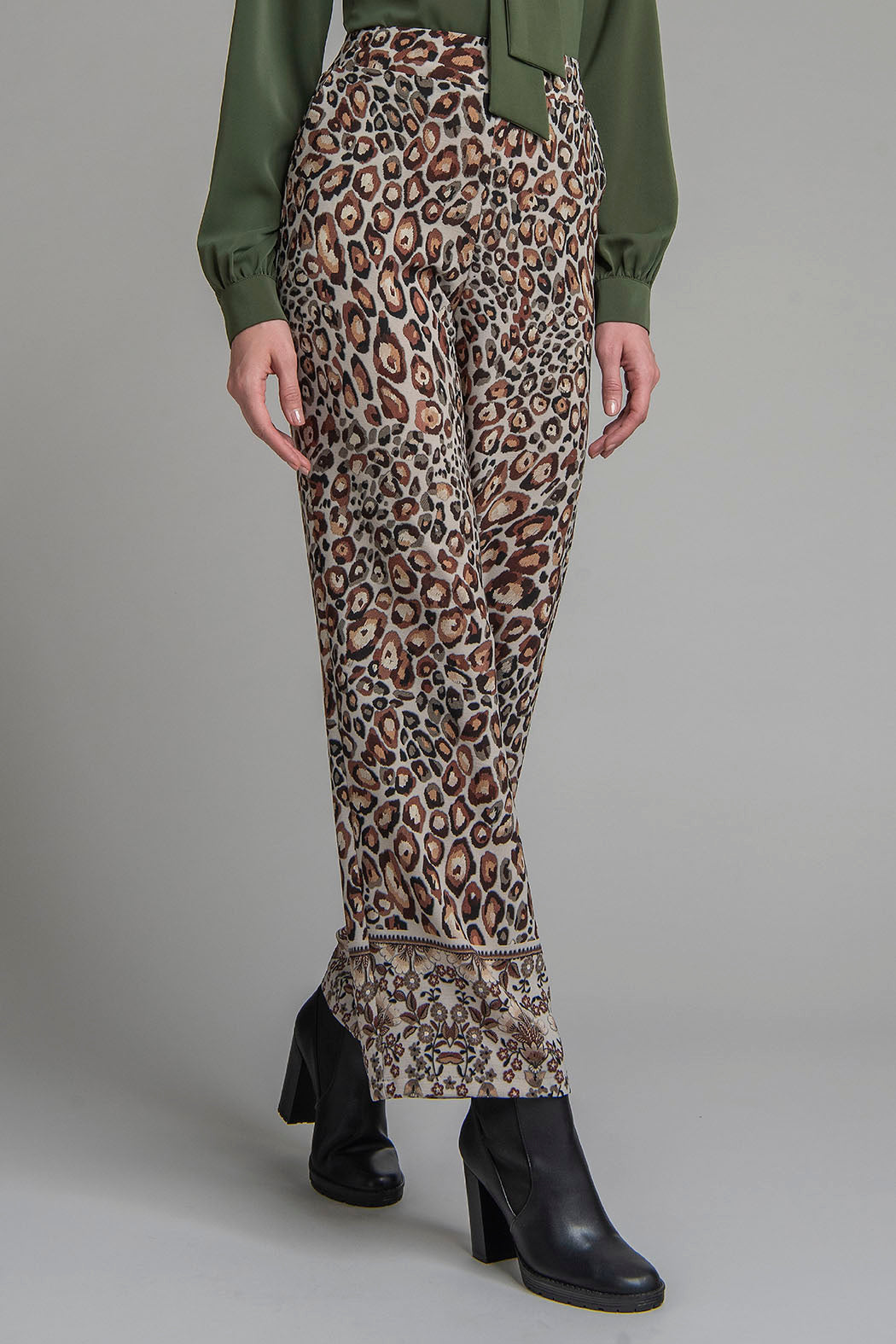 Pantalon Con Estampado De Animal Print