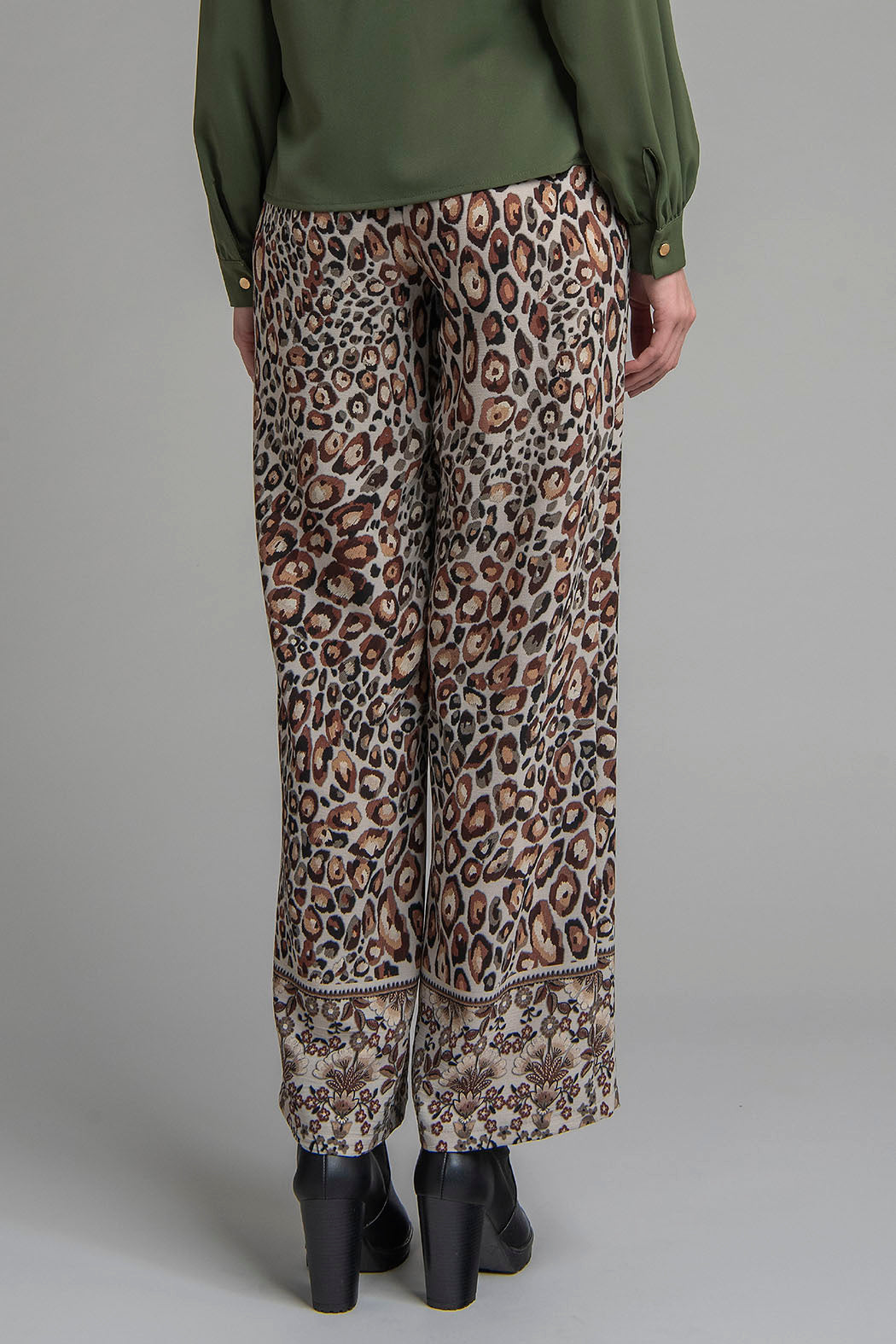 Pantalon Con Estampado De Animal Print
