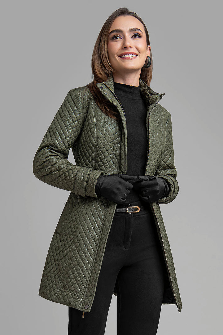 Chamarra Larga Capitonada