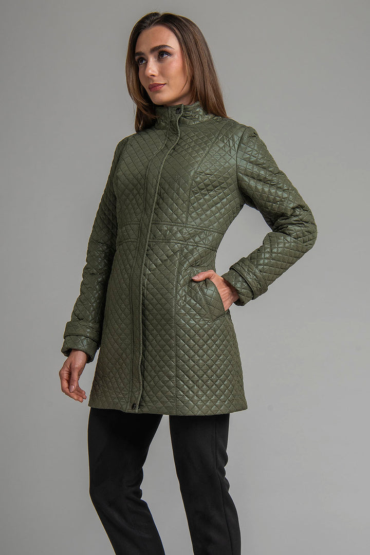 Chamarra Larga Capitonada