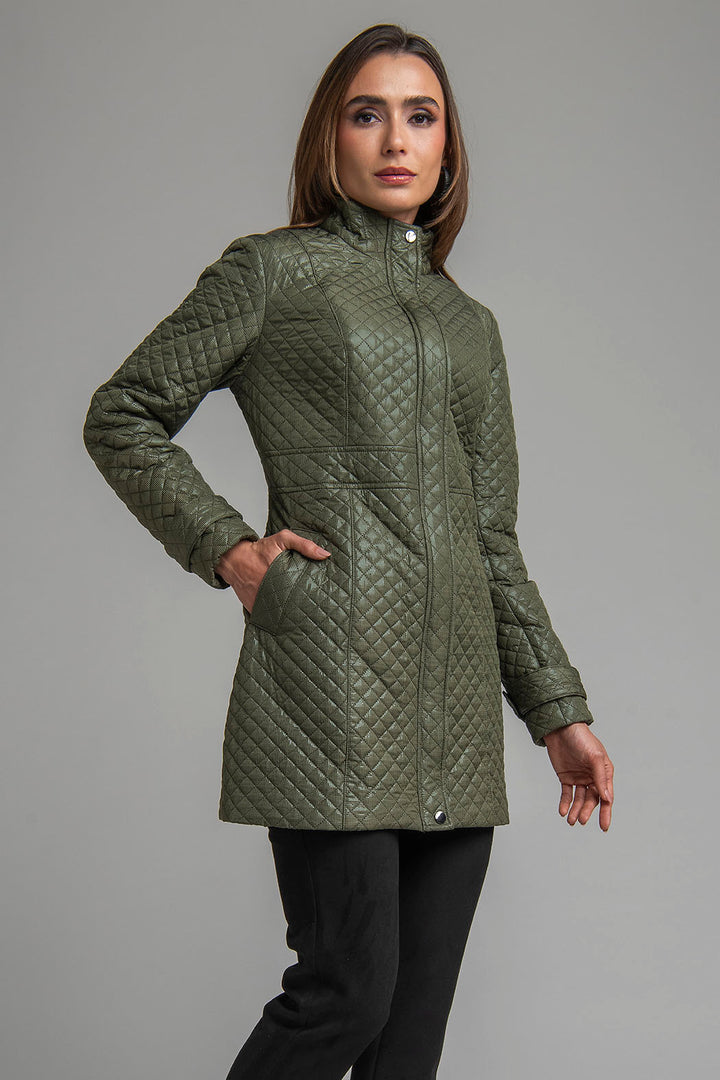 Chamarra Larga Capitonada