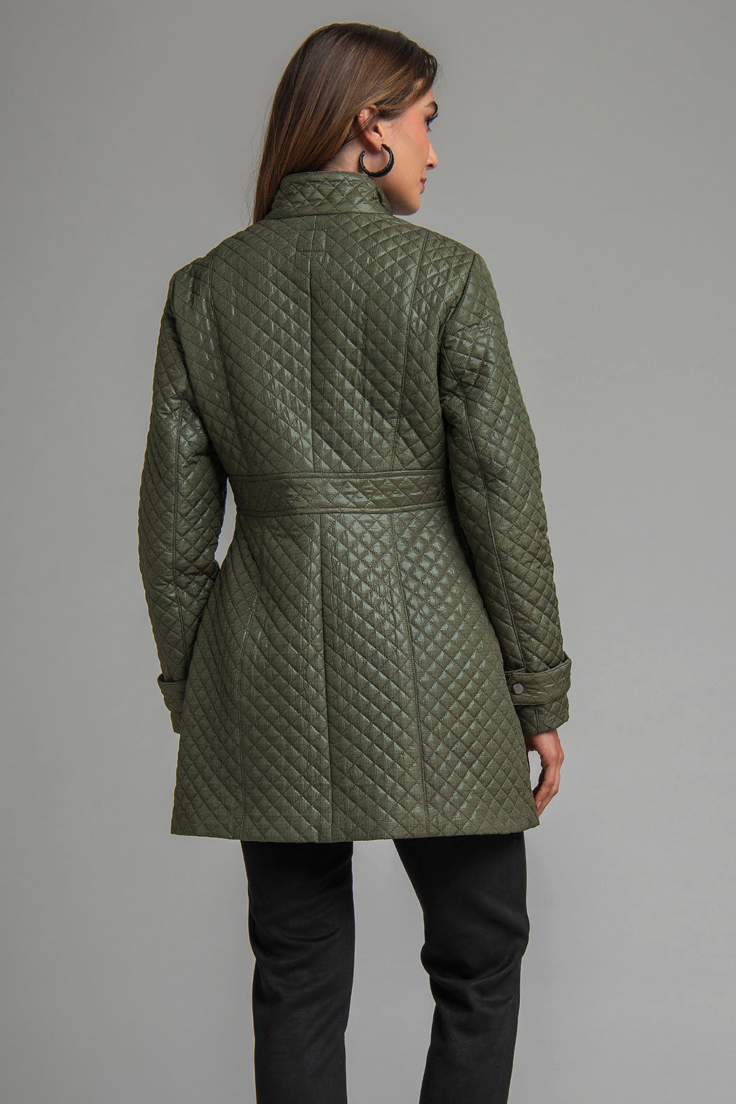 Chamarra Larga Capitonada