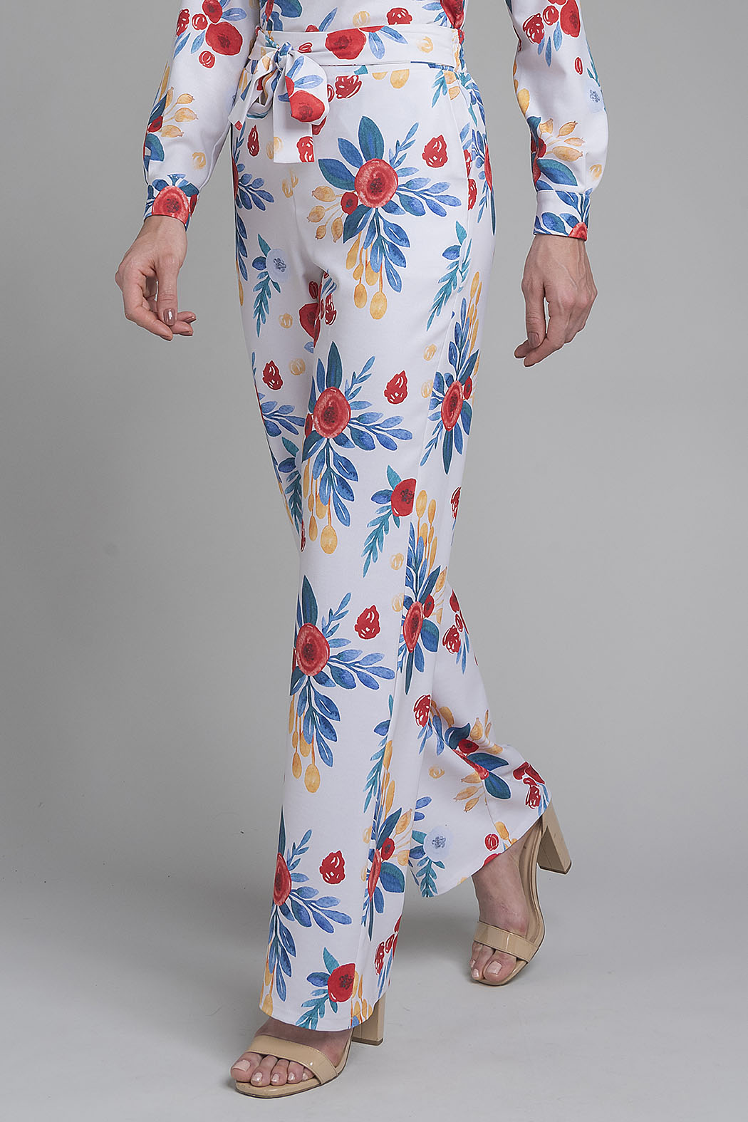 Pantalon Corte Recto Estampado