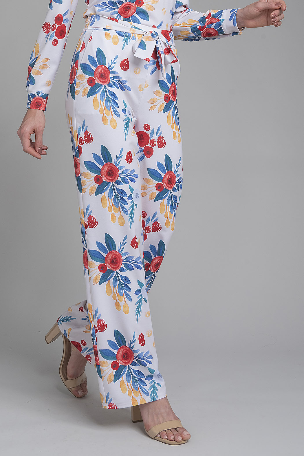 Pantalon Corte Recto Estampado