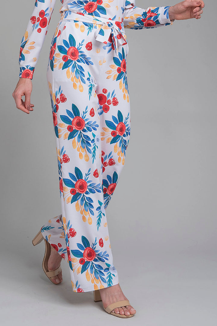 Pantalon Corte Recto Estampado