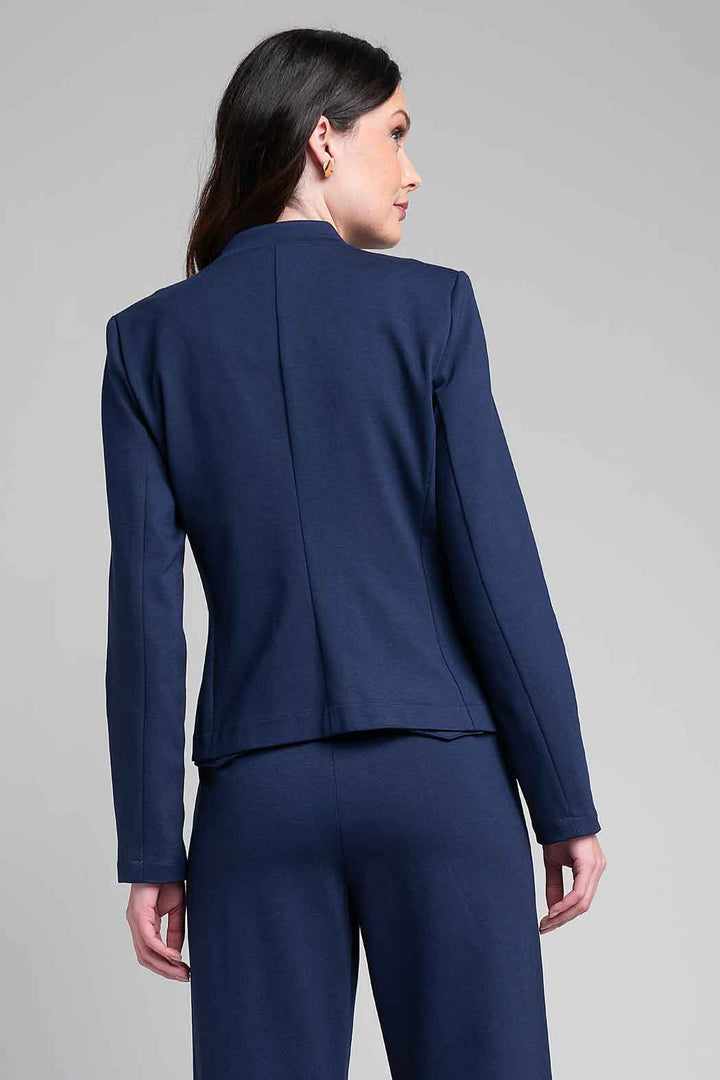 Saco Con Cuello Mao Y Botones Dorados