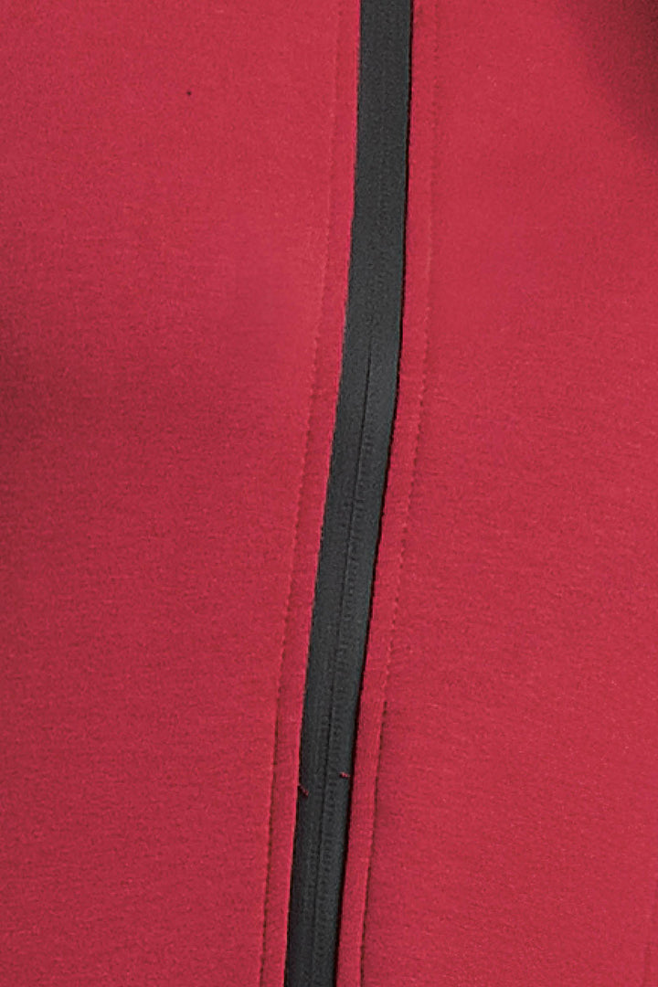 Sudadera De Cuello Alto Con Bolsas En Costados Con Cierre