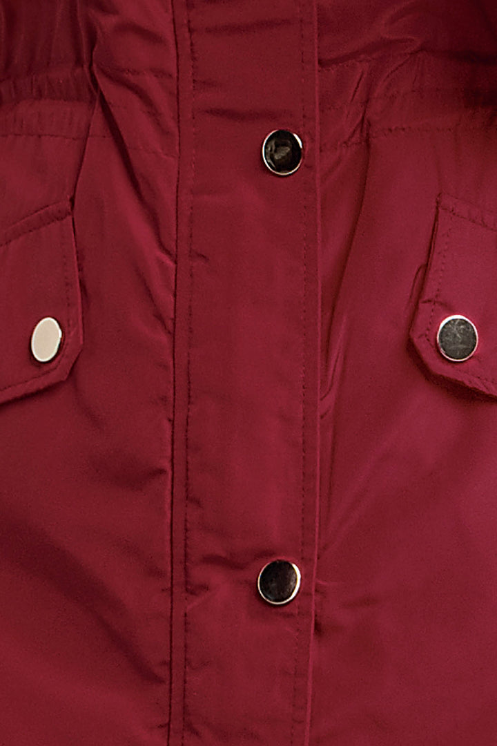 Gabardina Con Capucha Desmontable