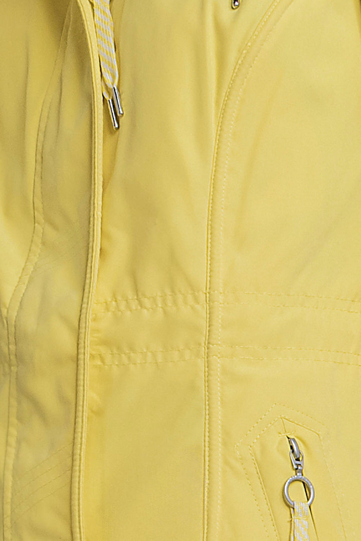 Chamarra Larga Con Capucha Desmontable