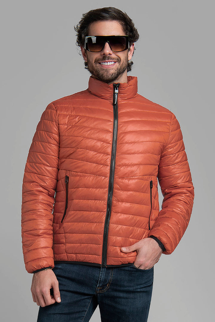 Chamarra Capitonada Con Cierre