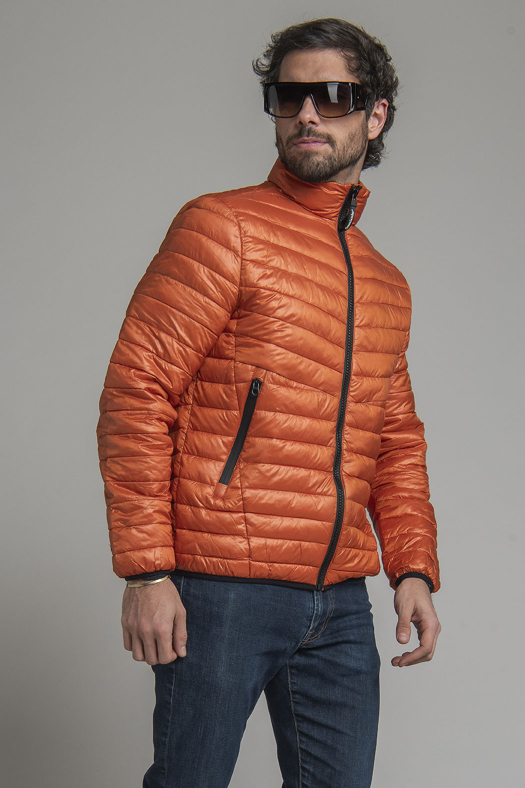 Chamarra Capitonada Con Cierre