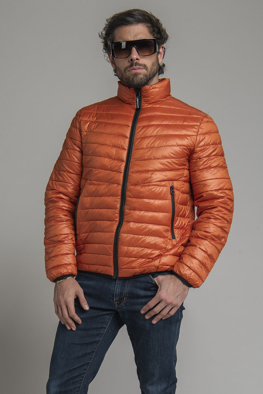 Chamarra Capitonada Con Cierre