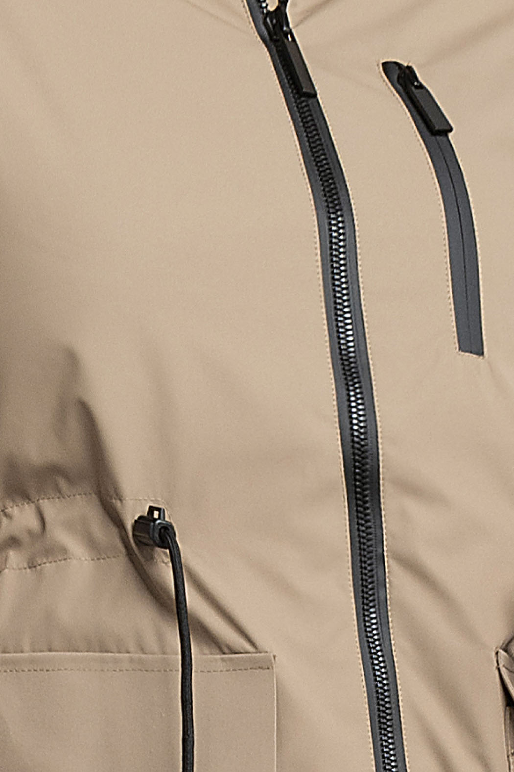 Chamarra De Pluma Con Capucha