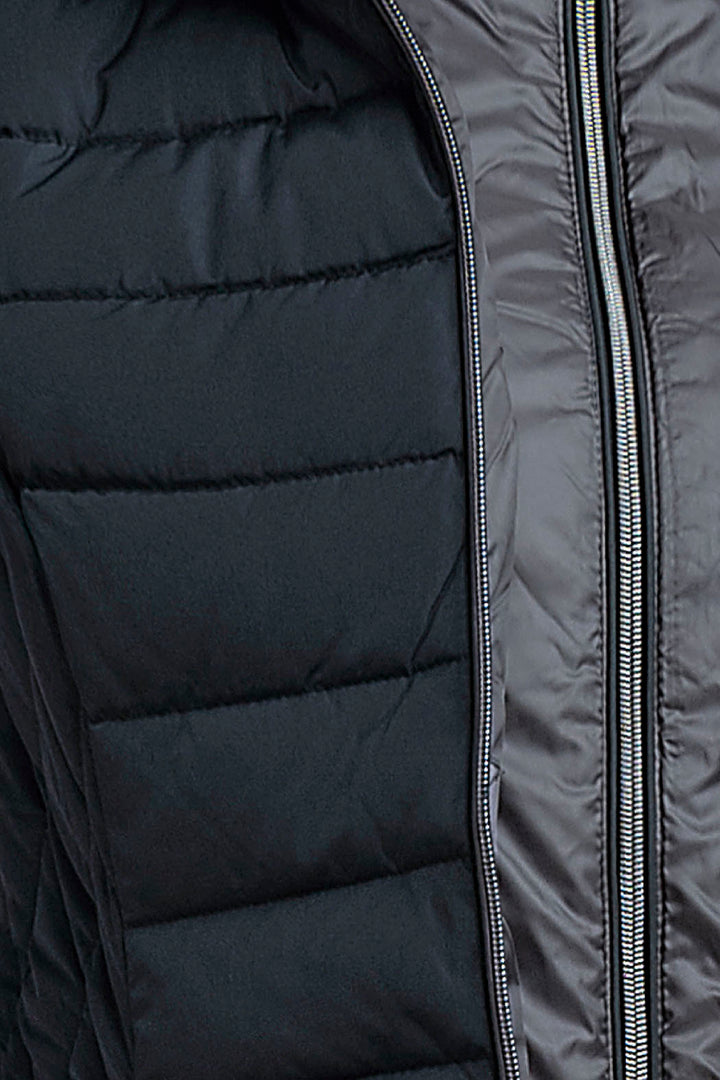 Chaleco Capitonado Con Capucha