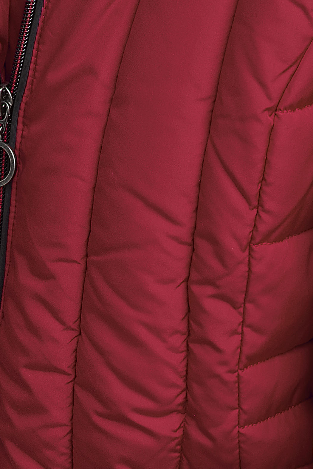 Chamarra Capitonada Con Doble Cierre