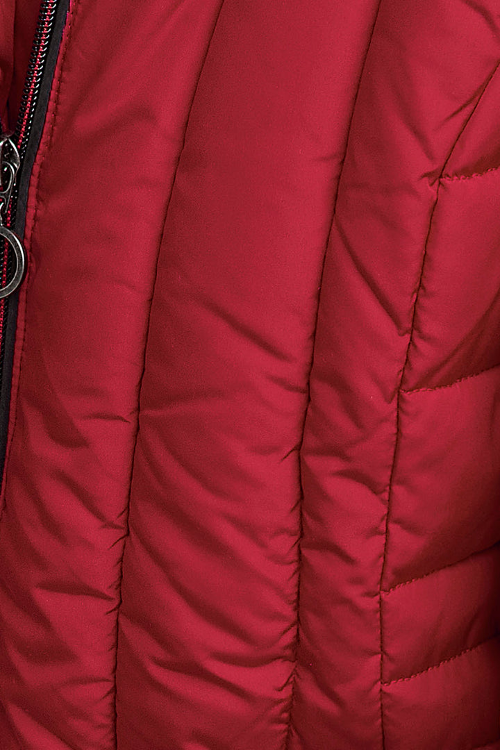 Chamarra Capitonada Con Doble Cierre