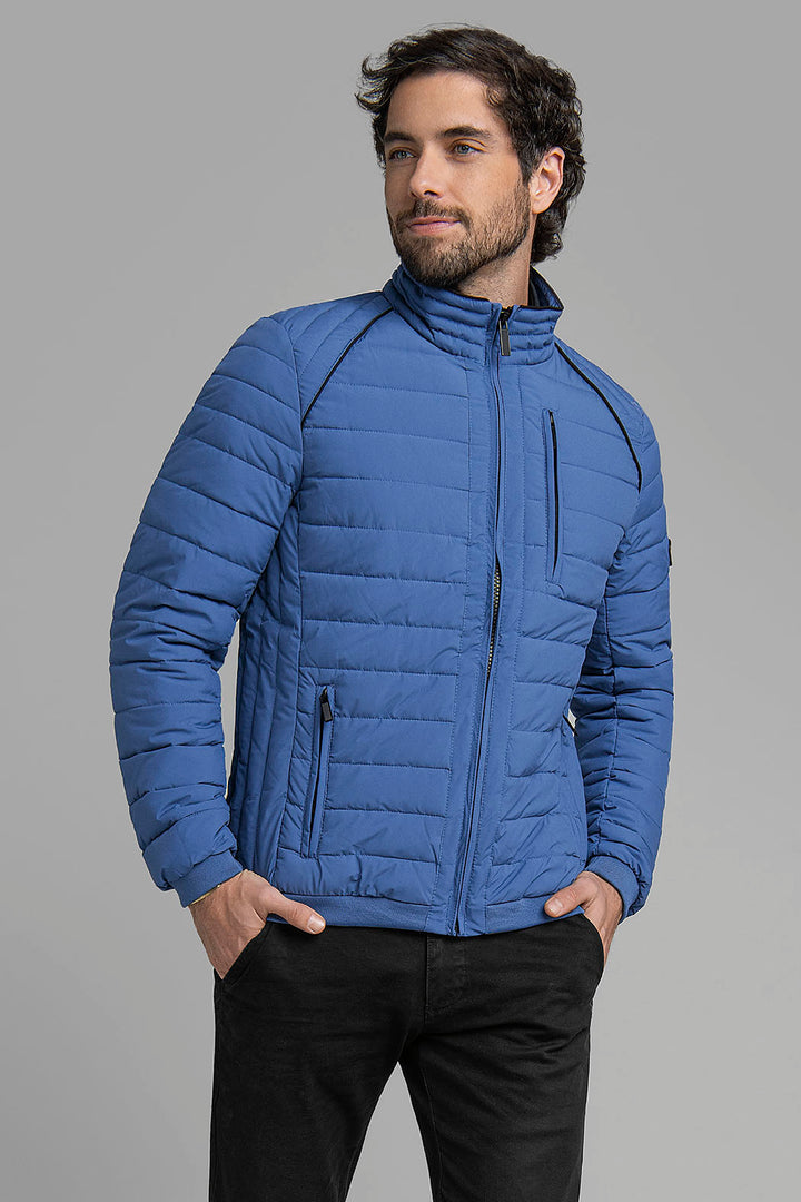 Chamarra Capitonada Con Cuello Interno