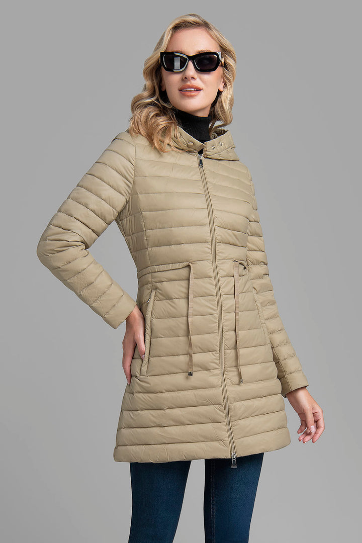 Chamarra Larga De Pluma