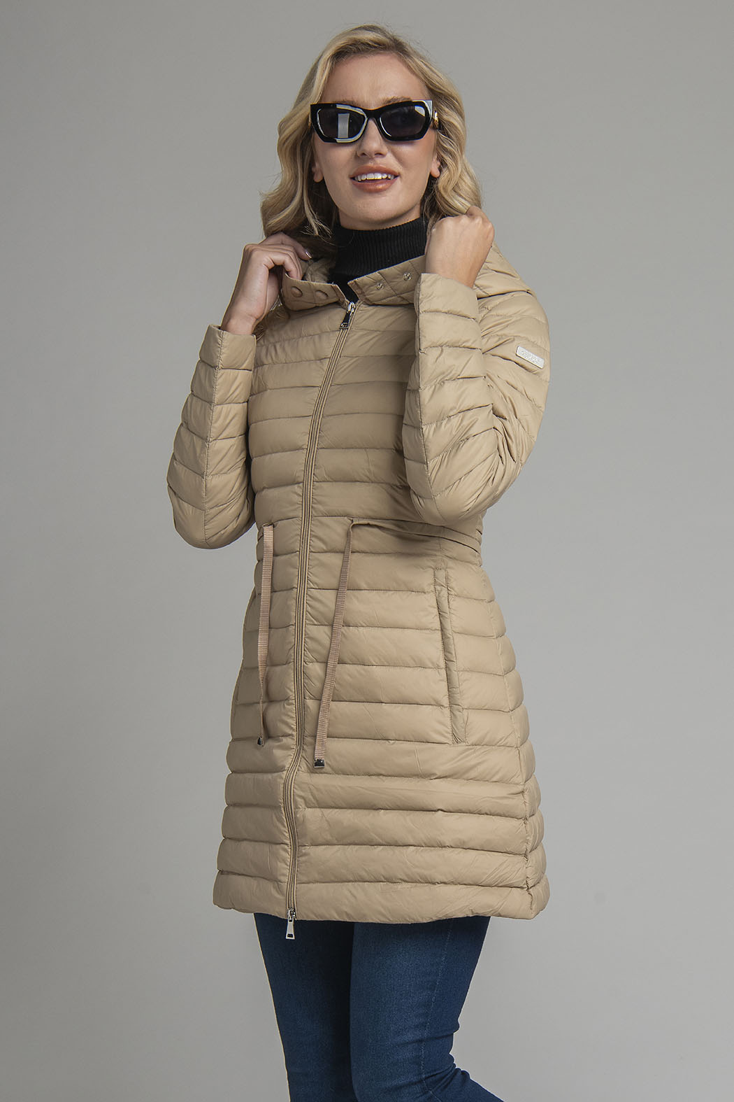 Chamarra Larga De Pluma