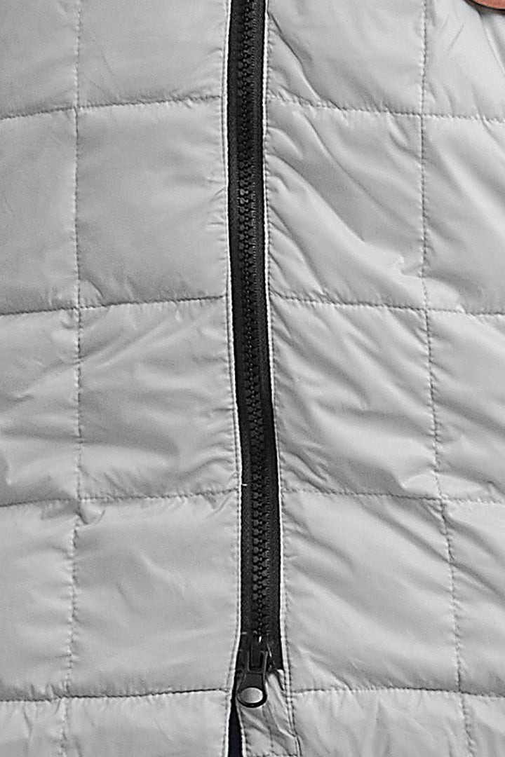 Chamarra Larga De Pluma Con Capucha