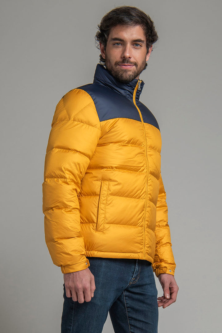 Chamarra Capitonada De Pluma