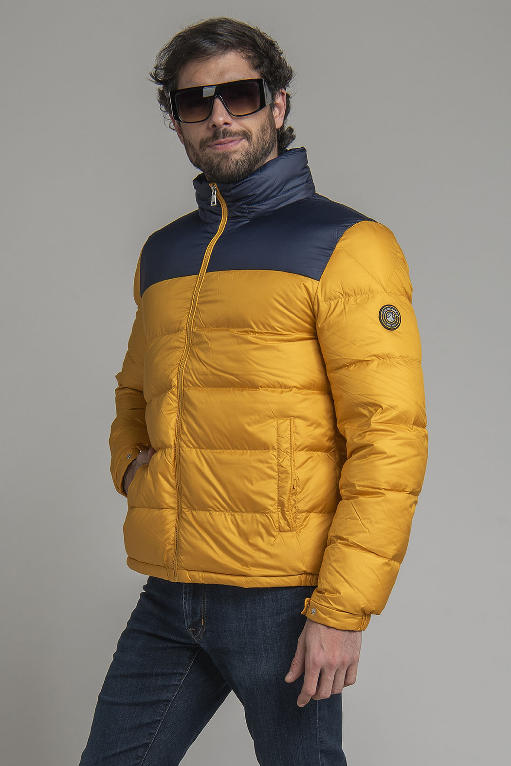 Chamarra Capitonada De Pluma