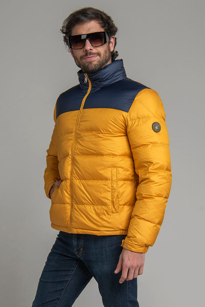 Chamarra Capitonada De Pluma