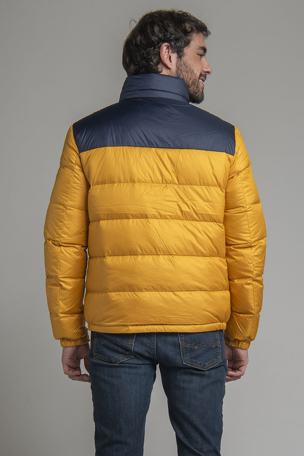 Chamarra Capitonada De Pluma