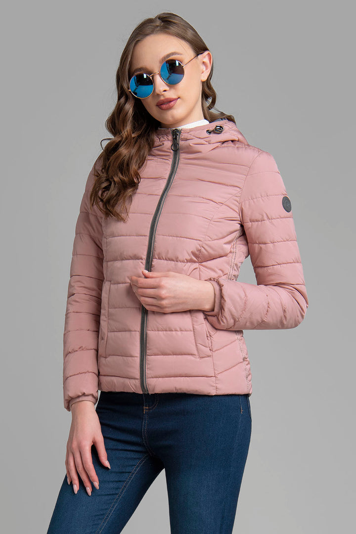 Chamarra Capitonada De Doble Vista