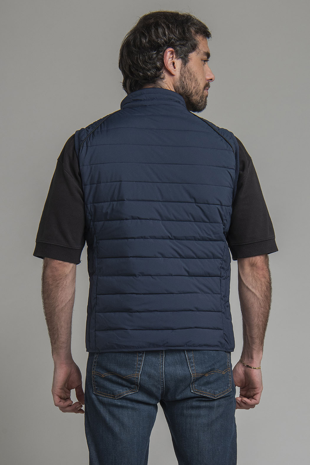 Chaleco Capitonado Con Cierre