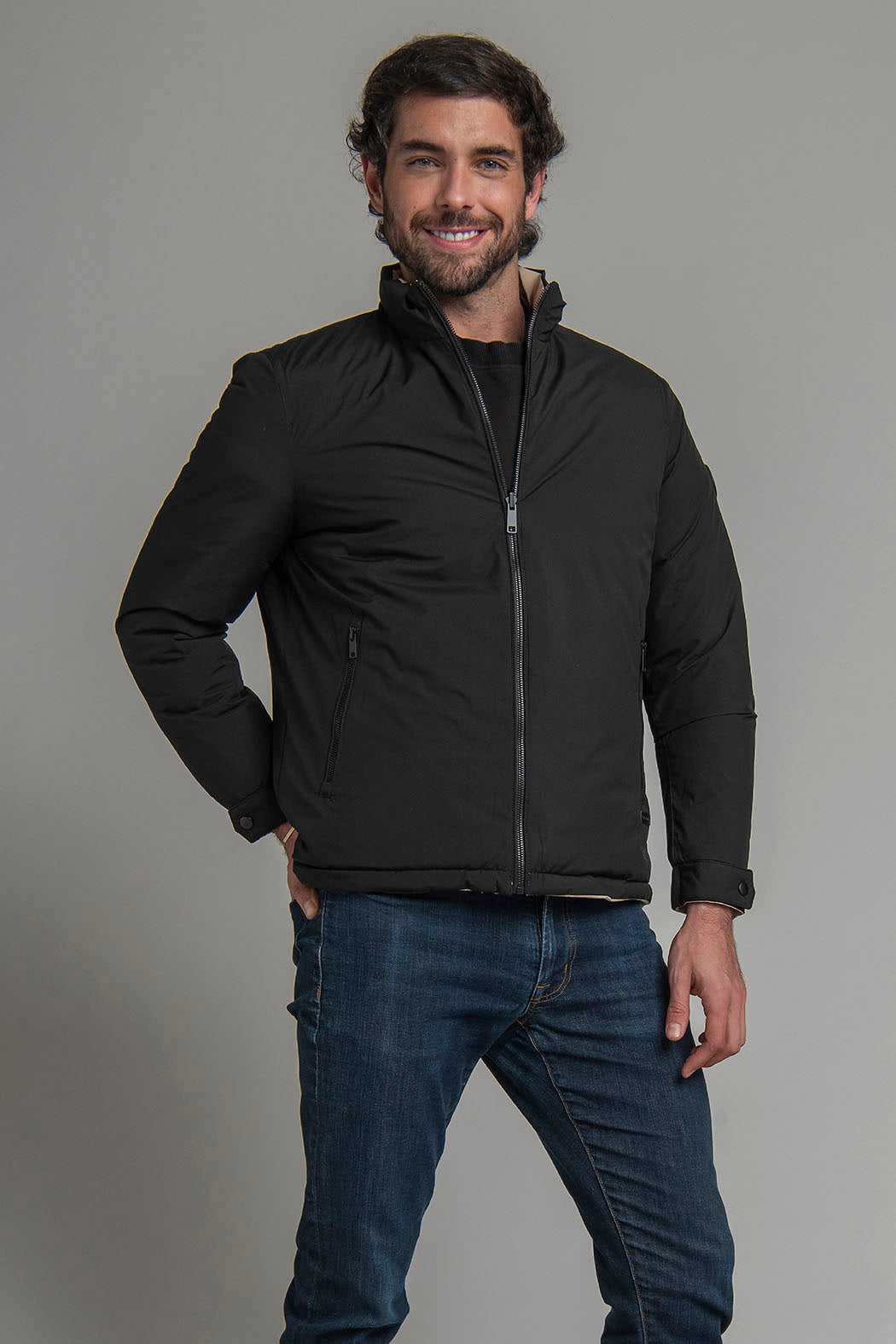 Chamarra De Doble Vista