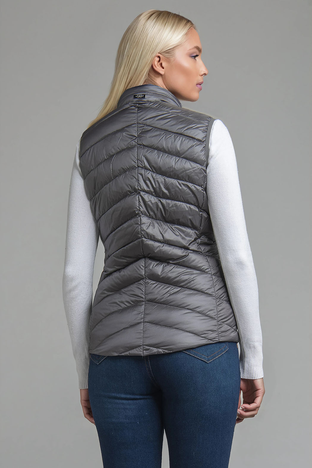 Chaleco Capitonado De Pluma