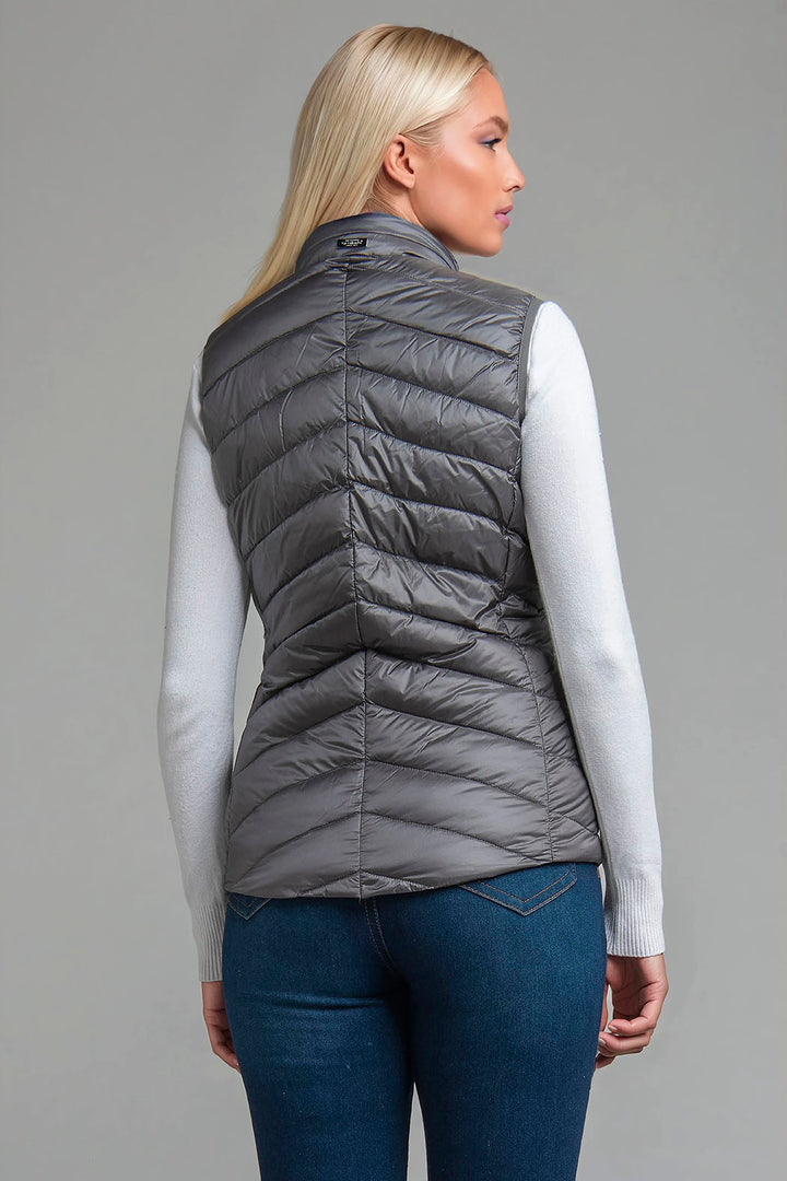 Chaleco Capitonado De Pluma