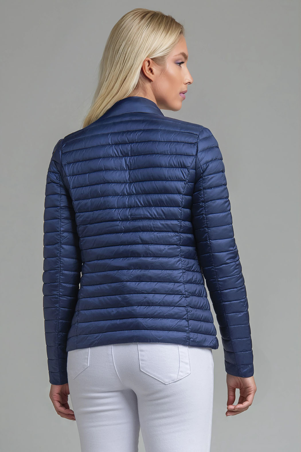 Chamarra Capitonada De Pluma