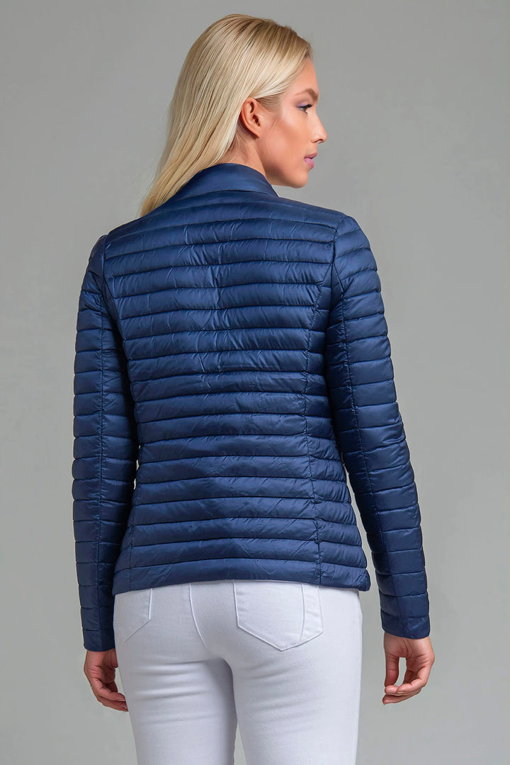 Chamarra Capitonada De Pluma