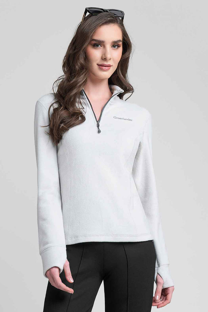 Sudadera Cerrada Con Cuello Alto