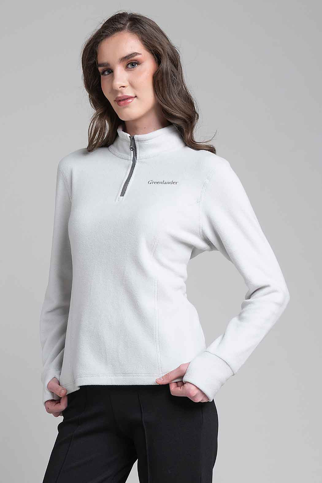 Sudadera Cerrada Con Cuello Alto