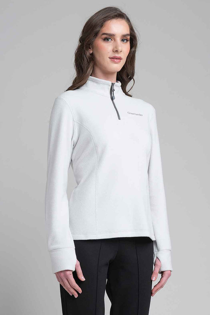 Sudadera Cerrada Con Cuello Alto