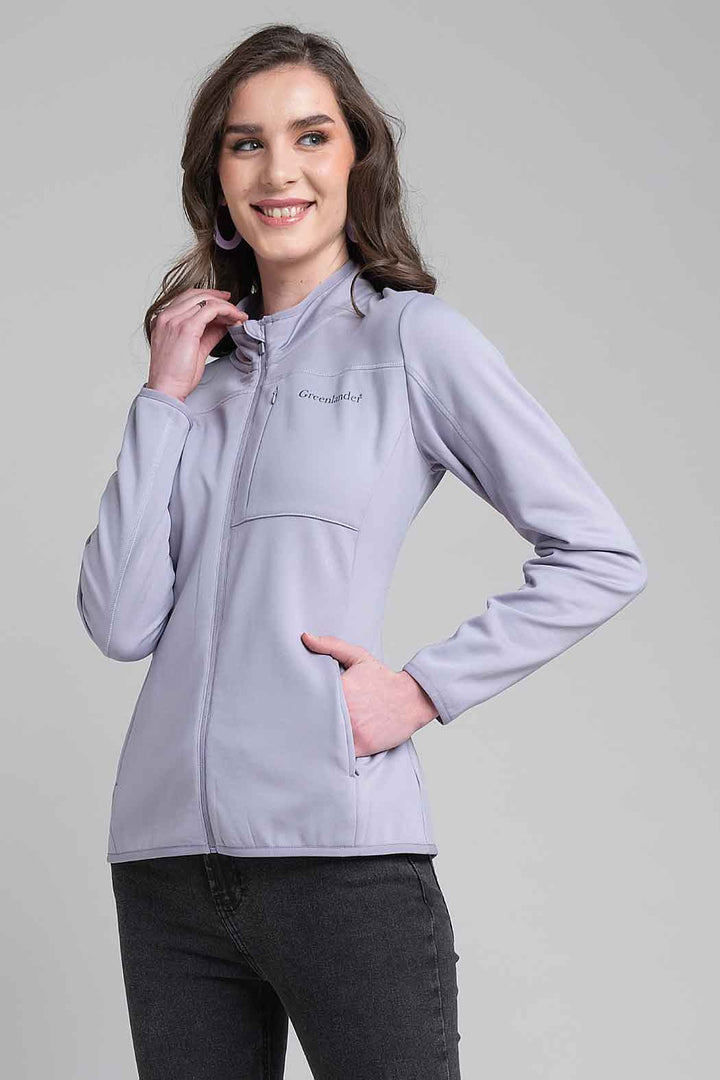Sudadera De Cuello Alto Con Cierre Frontal