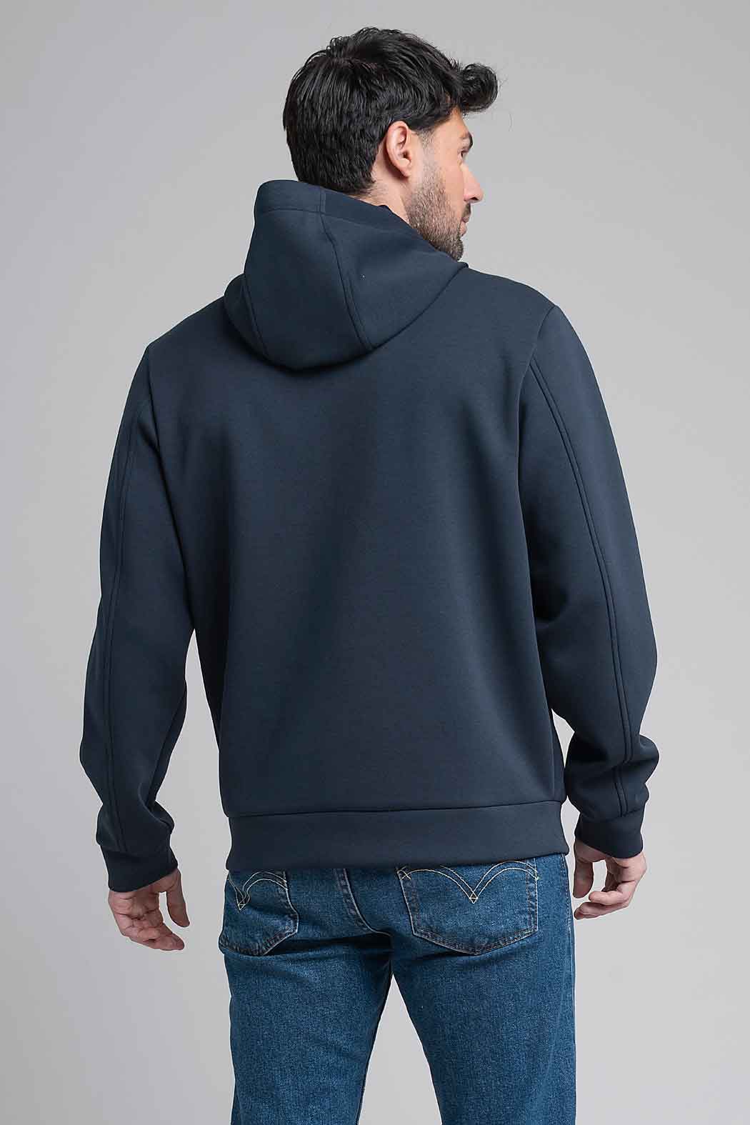 Sudadera Para Caballero Con Capucha Y Cierre Frontal